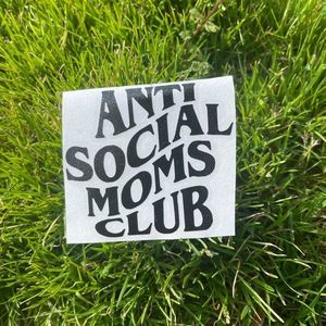 Antisocial Moms Club Vinyl Decal | Car Decal